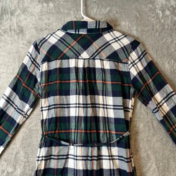 Rails Nadine Button Down Shirt Dress Plaid Flannel Size XS - Picture 5 of 8